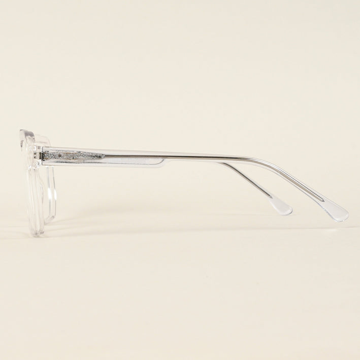 Voyage Maverick Transparent Wayfarer Eyeglasses for Men & Women - MG4918-C3