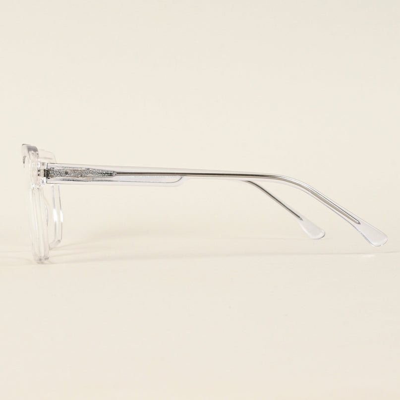 Voyage Maverick Transparent Wayfarer Eyeglasses for Men & Women - MG4918-C3