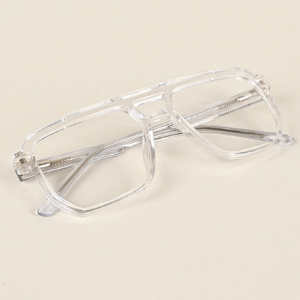 Voyage Maverick Transparent Wayfarer Eyeglasses for Men & Women - MG4918-C3