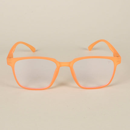 Voyage Air Orange Square Eyeglasses for Men & Women - MG4549