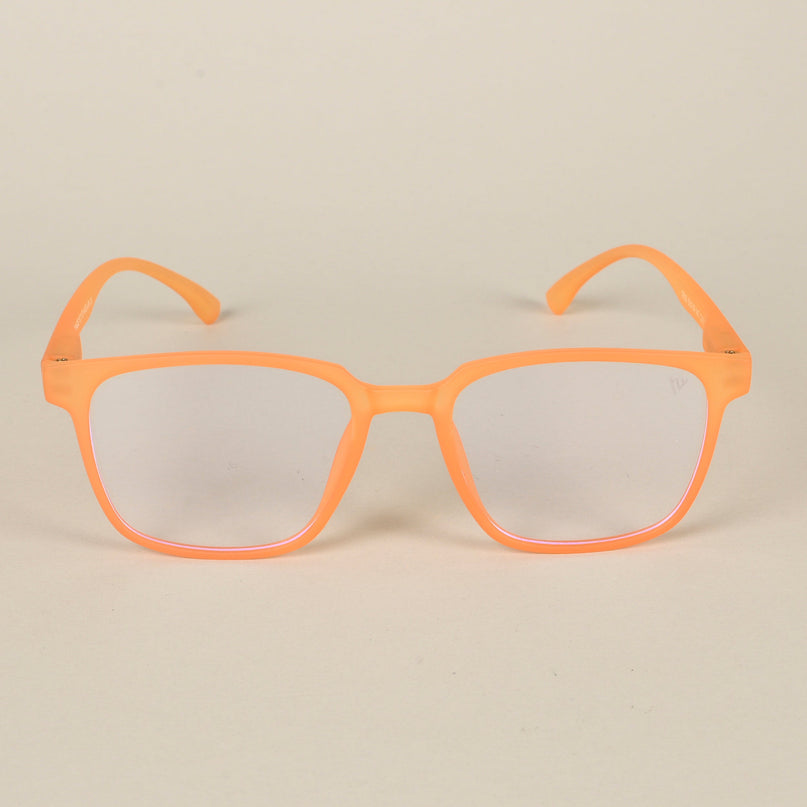 Voyage Air Orange Square Eyeglasses for Men & Women - MG4549