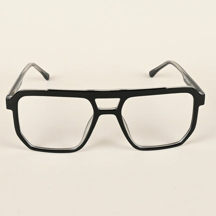 Voyage Maverick Shine Black Wayfarer Eyeglasses for Men & Women - MG4916-C1