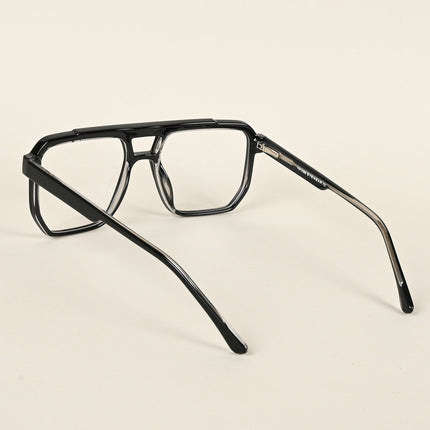 Voyage Maverick Shine Black Wayfarer Eyeglasses for Men & Women - MG4916-C1
