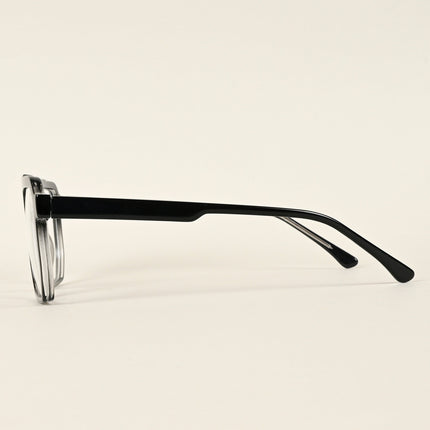 Voyage Maverick Shine Black Wayfarer Eyeglasses for Men & Women - MG4916-C1