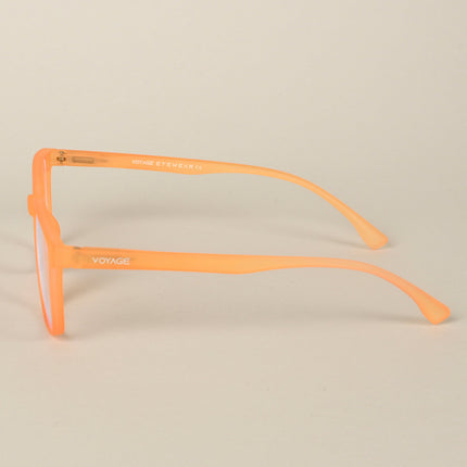 Voyage Air Orange Square Eyeglasses for Men & Women - MG4549