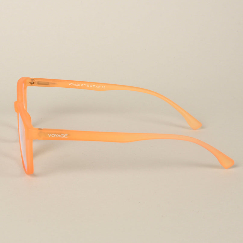 Voyage Air Orange Square Eyeglasses for Men & Women - MG4549