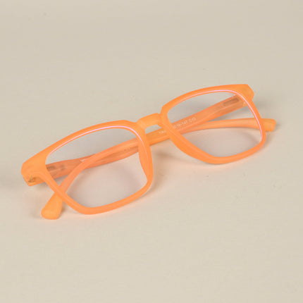 Voyage Air Orange Square Eyeglasses for Men & Women - MG4549