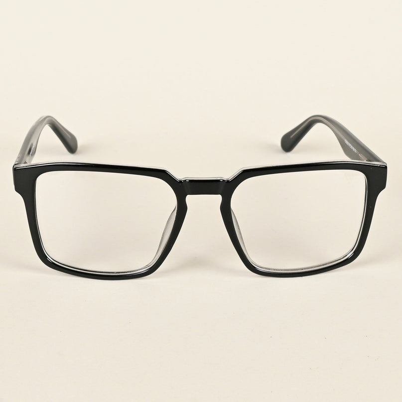 Voyage Shine Black Square Eyeglasses for Men & Women - MG4921-C1