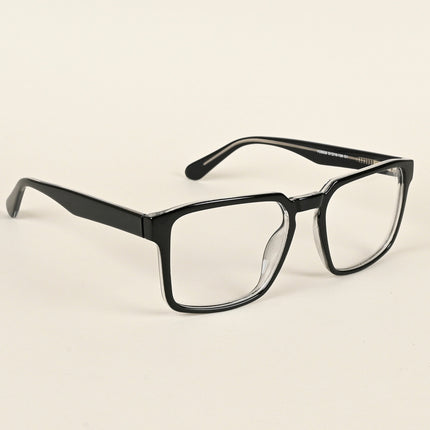Voyage Shine Black Square Eyeglasses for Men & Women - MG4921-C1