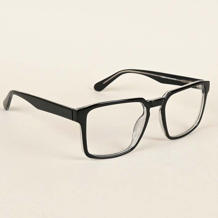 Voyage Shine Black Square Eyeglasses for Men & Women - MG4921-C1