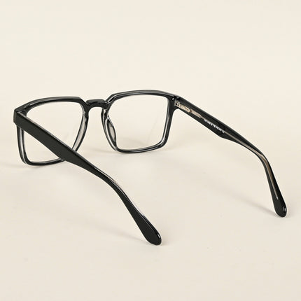 Voyage Shine Black Square Eyeglasses for Men & Women - MG4921-C1