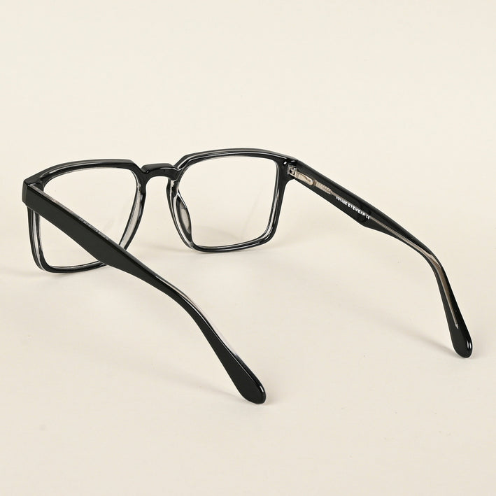 Voyage Shine Black Square Eyeglasses for Men & Women - MG4921-C1