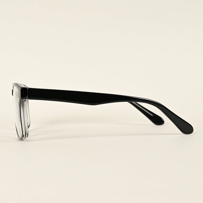 Voyage Shine Black Square Eyeglasses for Men & Women - MG4921-C1