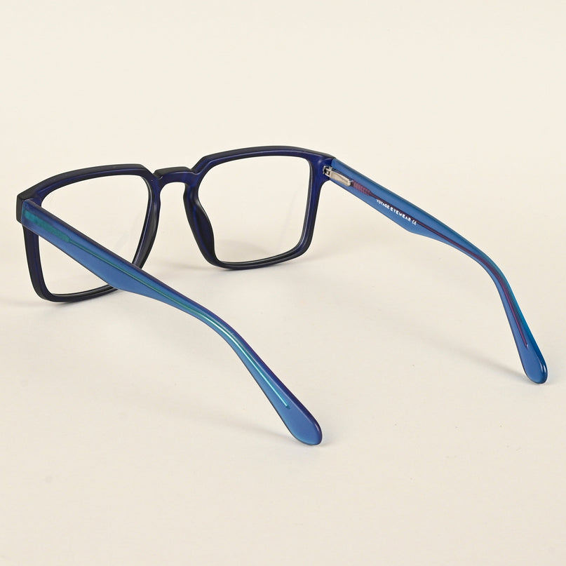 Voyage Navy Blue Square Eyeglasses for Men & Women - MG4925-C5