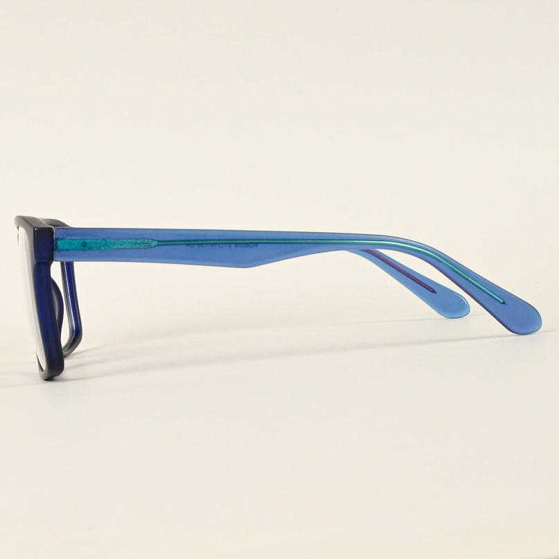 Voyage Navy Blue Square Eyeglasses for Men & Women - MG4925-C5