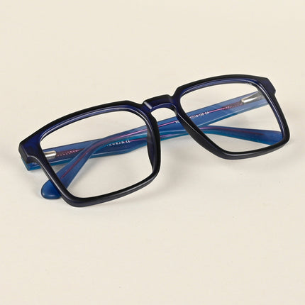 Voyage Navy Blue Square Eyeglasses for Men & Women - MG4925-C5