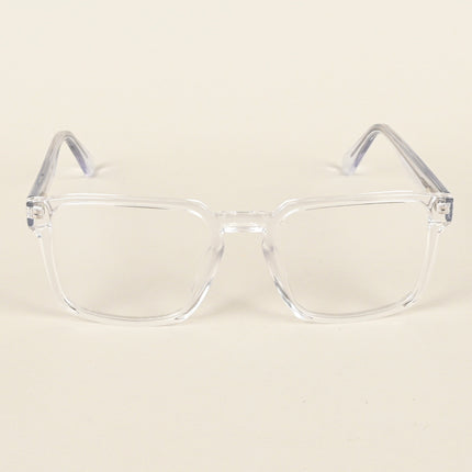 Voyage Transparent Square Eyeglasses for Men & Women - MG4923-C3