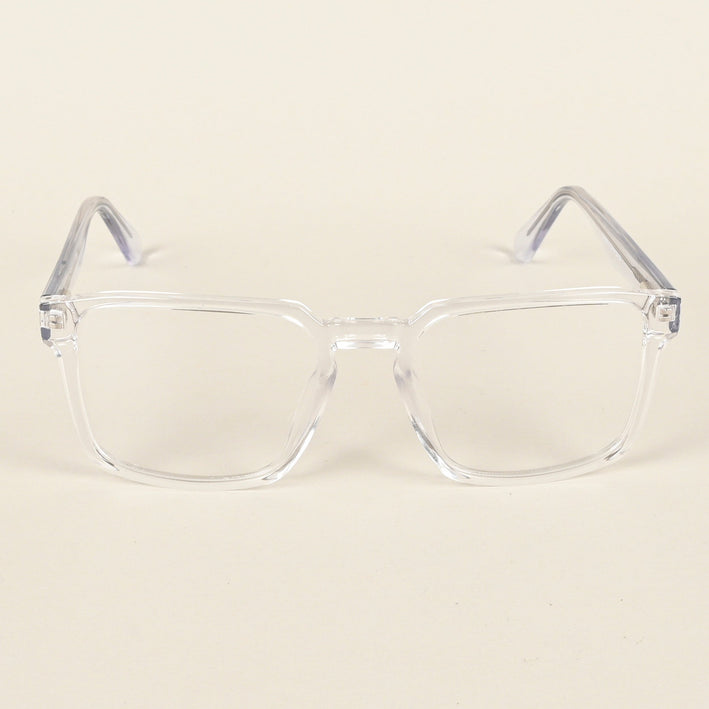 Voyage Transparent Square Eyeglasses for Men & Women - MG4923-C3