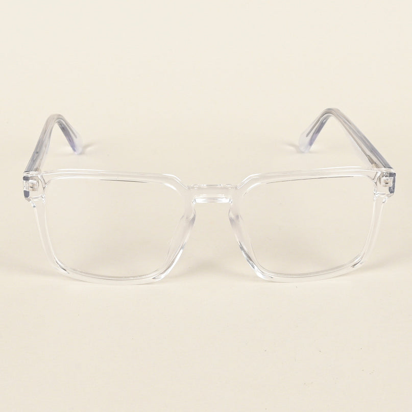 Voyage Transparent Square Eyeglasses for Men & Women - MG4923-C3