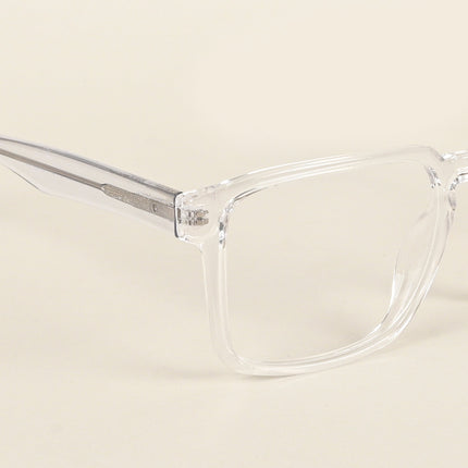 Voyage Transparent Square Eyeglasses for Men & Women - MG4923-C3