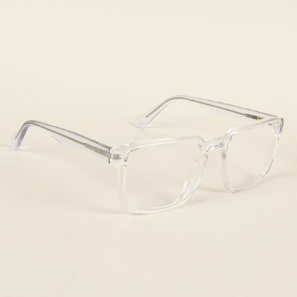 Voyage Transparent Square Eyeglasses for Men & Women - MG4923-C3