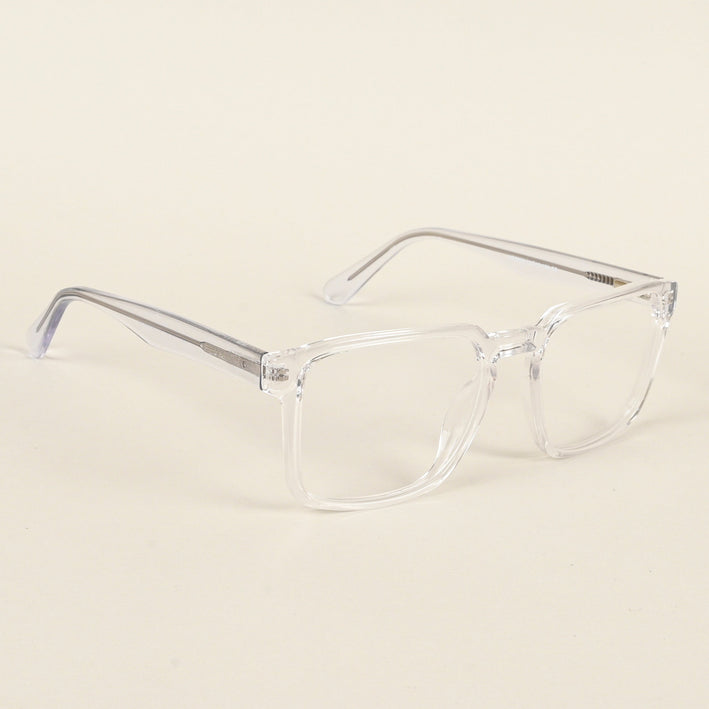 Voyage Transparent Square Eyeglasses for Men & Women - MG4923-C3