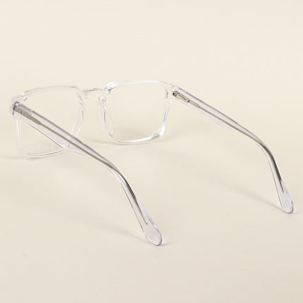 Voyage Transparent Square Eyeglasses for Men & Women - MG4923-C3