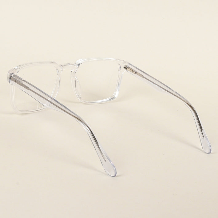 Voyage Transparent Square Eyeglasses for Men & Women - MG4923-C3
