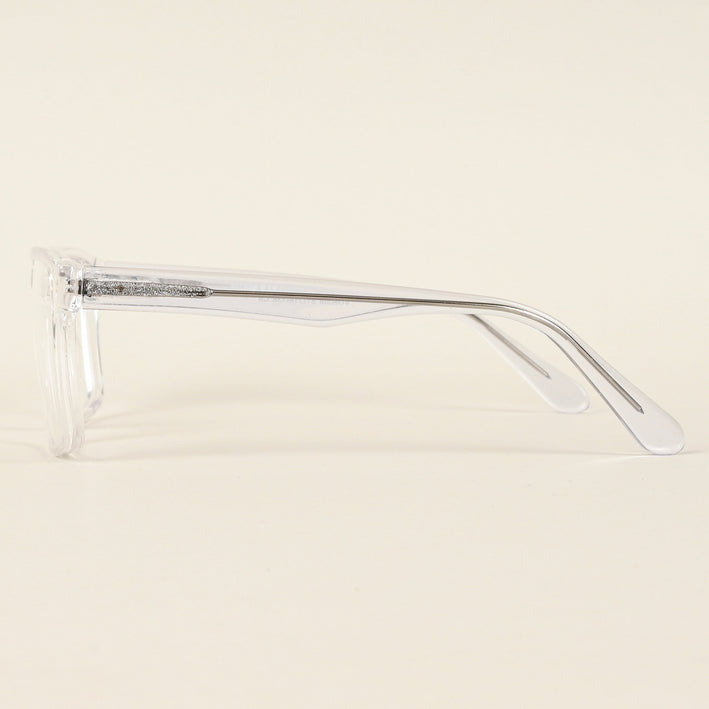 Voyage Transparent Square Eyeglasses for Men & Women - MG4923-C3