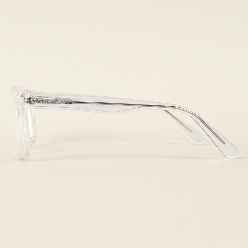 Voyage Transparent Square Eyeglasses for Men & Women - MG4923-C3