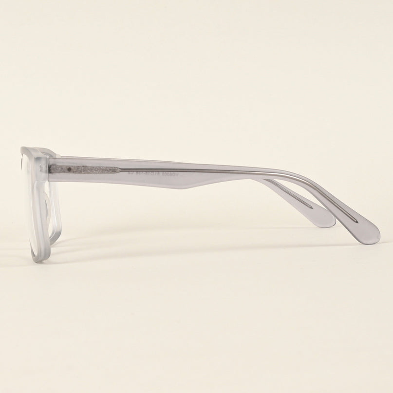 Voyage Transparent Grey Square Eyeglasses for Men & Women - MG4922-C2