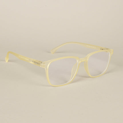 Voyage Air Yellow Square Eyeglasses for Men & Women - MG4547