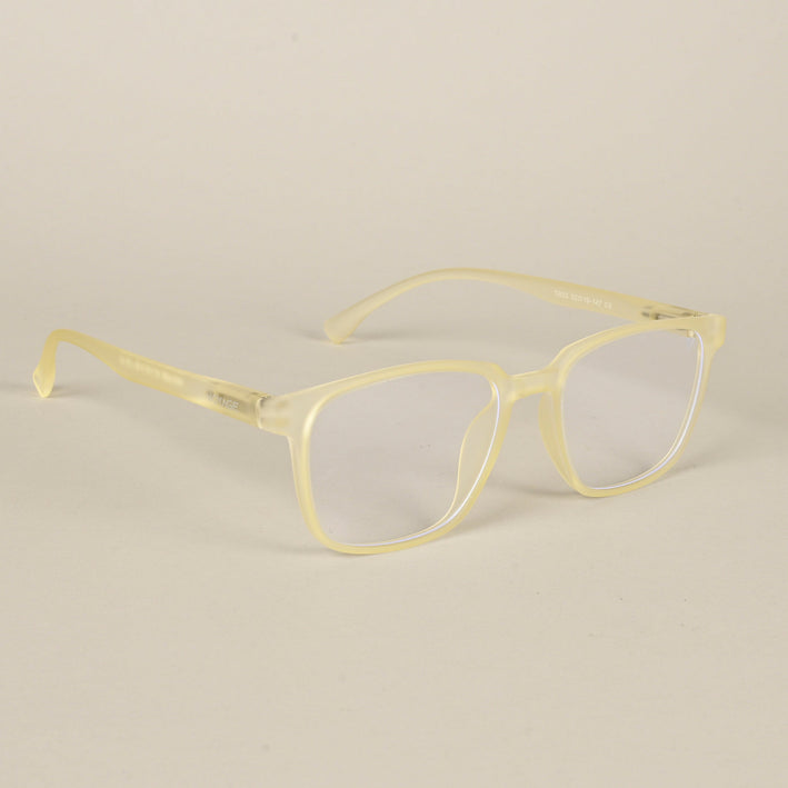 Voyage Air Yellow Square Eyeglasses for Men & Women - MG4547