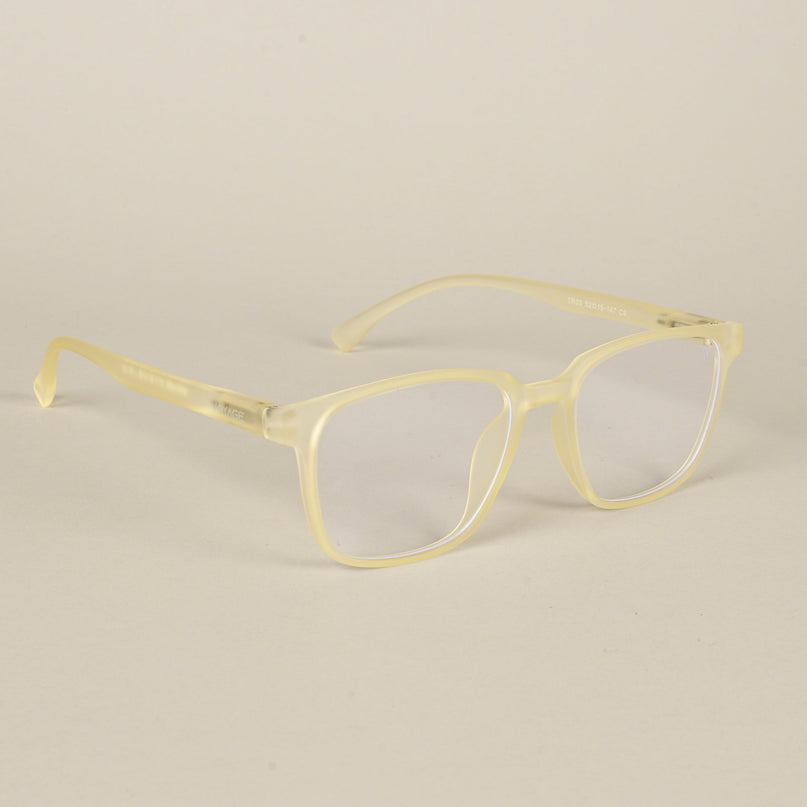 Voyage Air Yellow Square Eyeglasses for Men & Women - MG4547