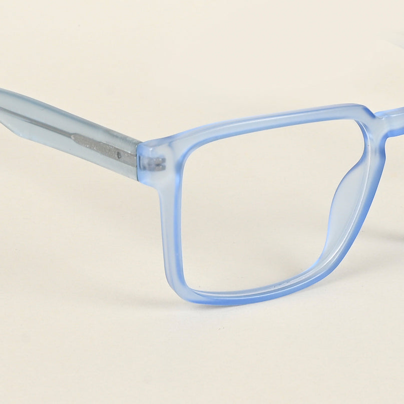 Voyage Transparent Blue Square Eyeglasses for Men & Women - MG4924-C4
