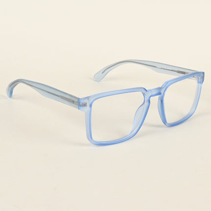 Voyage Transparent Blue Square Eyeglasses for Men & Women - MG4924-C4
