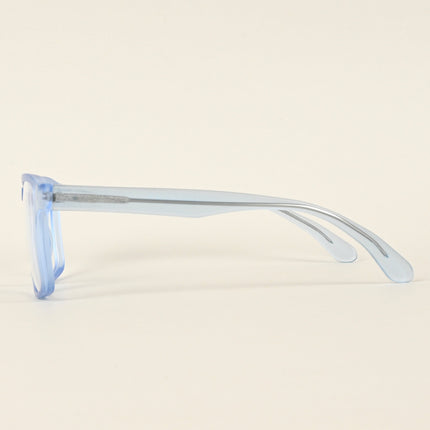 Voyage Transparent Blue Square Eyeglasses for Men & Women - MG4924-C4