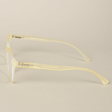 Voyage Air Yellow Square Eyeglasses for Men & Women - MG4547