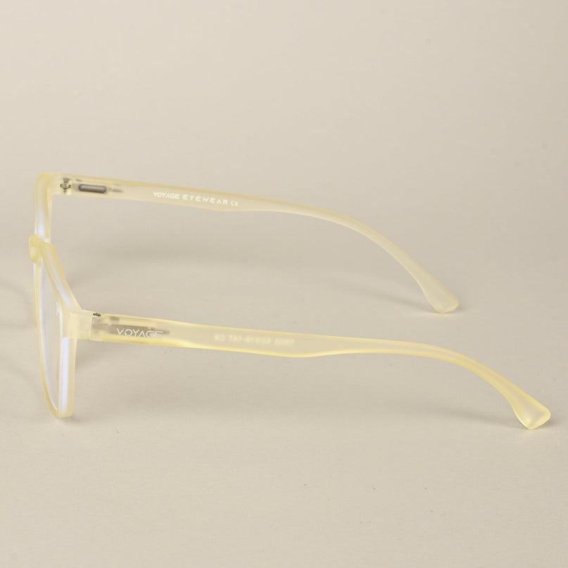 Voyage Air Yellow Square Eyeglasses for Men & Women - MG4547