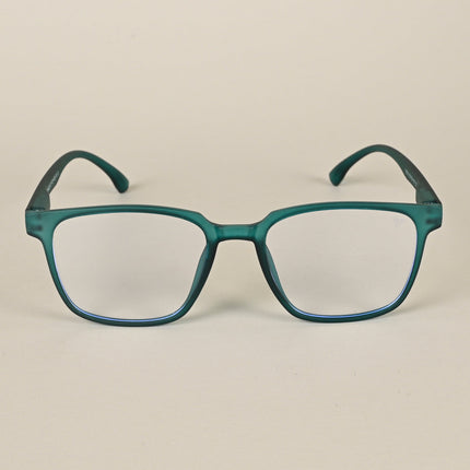 Voyage Air Green Square Eyeglasses for Men & Women - MG4548