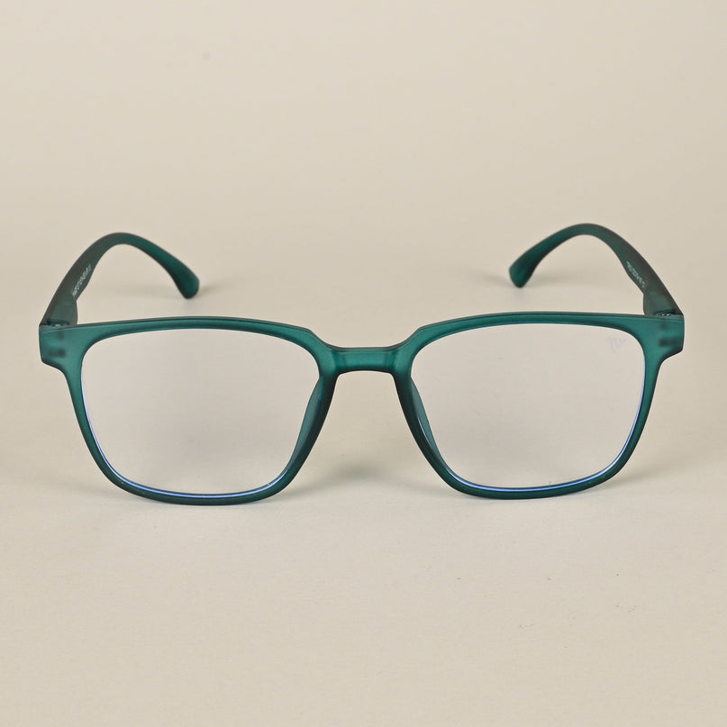 Voyage Air Green Square Eyeglasses for Men & Women - MG4548