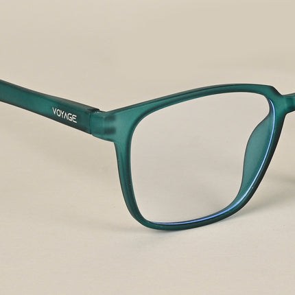 Voyage Air Green Square Eyeglasses for Men & Women - MG4548
