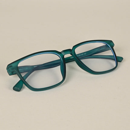 Voyage Air Green Square Eyeglasses for Men & Women - MG4548