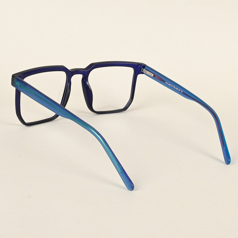 Voyage Navy Blue Square Eyeglasses for Men & Women - MG4910-C5