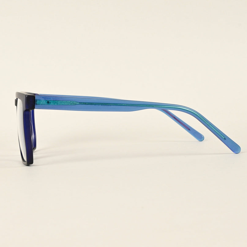 Voyage Navy Blue Square Eyeglasses for Men & Women - MG4910-C5