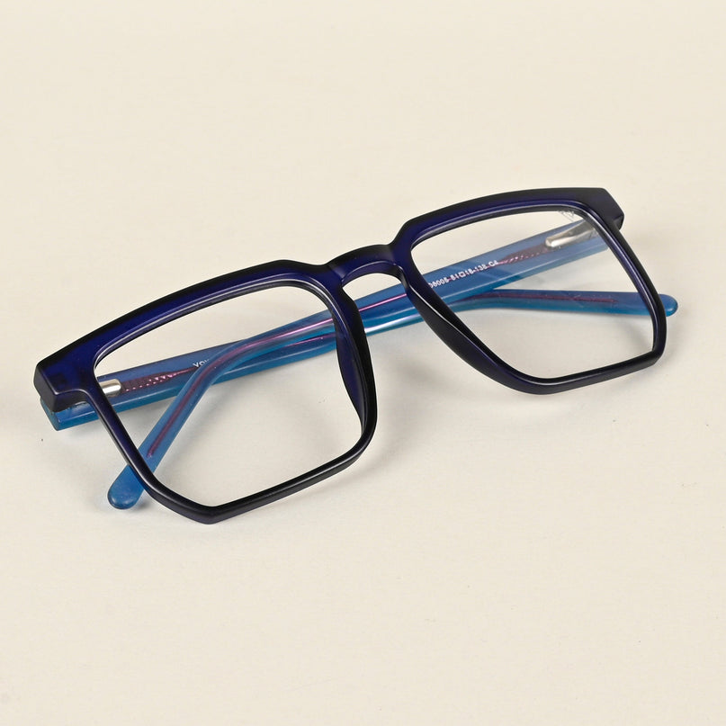 Voyage Navy Blue Square Eyeglasses for Men & Women - MG4910-C5