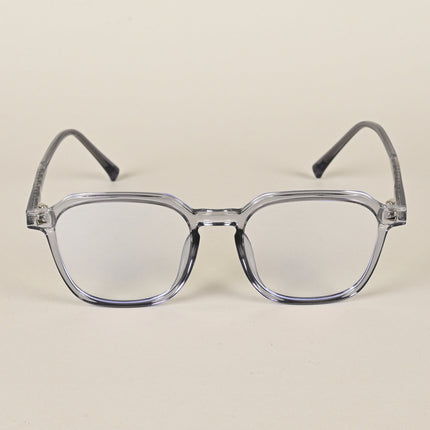 Voyage Air Light Grey Square Eyeglasses for Men & Women - MG4589-C2