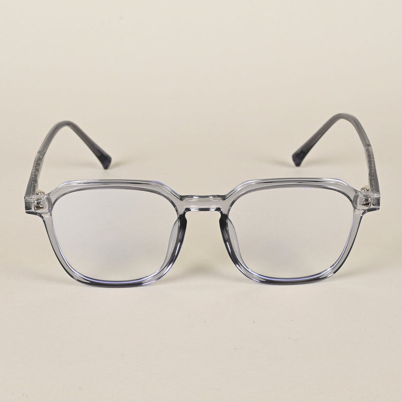 Voyage Air Light Grey Square Eyeglasses for Men & Women - MG4589-C2