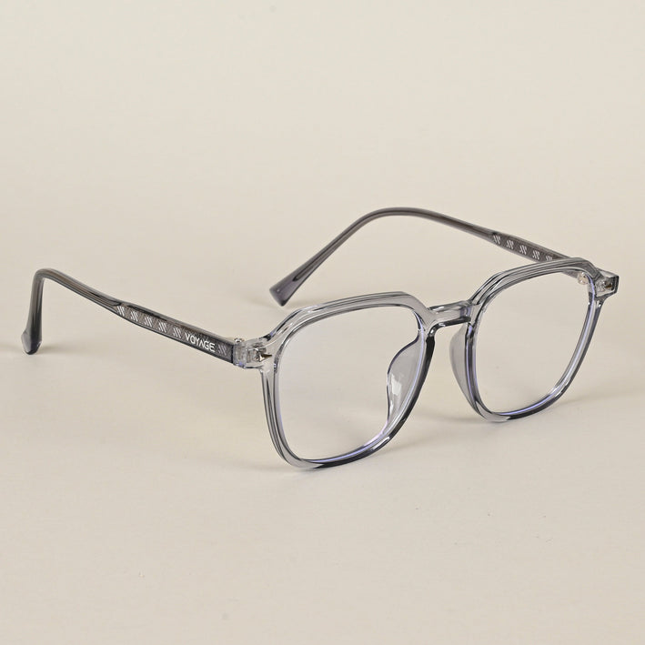 Voyage Air Light Grey Square Eyeglasses for Men & Women - MG4589-C2