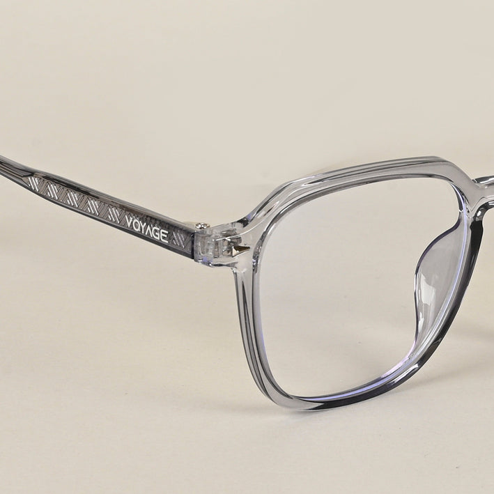 Voyage Air Light Grey Square Eyeglasses for Men & Women - MG4589-C2